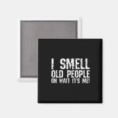 Aimant Amusant 50e anniversaire Gag cadeau I Smell Old Pe (Recto/Verso)