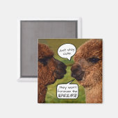 Aimant Amusant Alpaca Alpacalypse schéma (Recto/Verso)