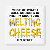 Aimant amusant au fromage fondu (Devant)