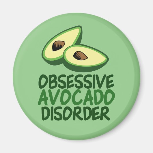 Aimant Amusant Avocat Avocado (Devant)