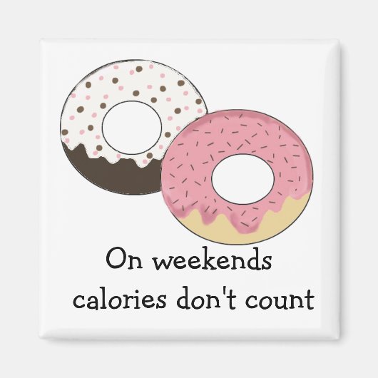 Aimant Amusant Donut Dire (Devant)