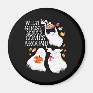Aimant Amusant Halloween Ghost Pun Boo Dîner