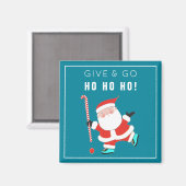 Aimant Amusant Hockey de terrain Stuffking (Recto/Verso)