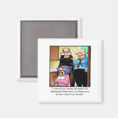 Aimant Amusant Humour de mariage amusant (Recto/Verso)