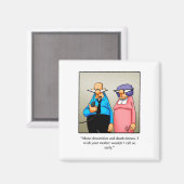 Aimant Amusant Humour de mariage amusant (Recto/Verso)