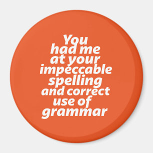 Aimant Amusant Humour enseignant anglais utilisation corr