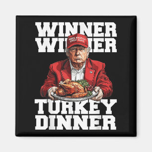 Aimant Amusant Humour Trump Gagnant Dîner Turquie