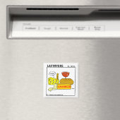 Aimant Amusant Limburger Fromage Odeur Dessin (In Situ (Lave-vaisselle))