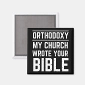 Aimant Amusant orthodoxe oriental (Recto/Verso)