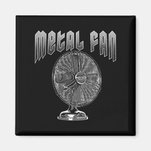 Aimant Amusant Pun Fan Métal Pour Refroidir Hard Rock Jok