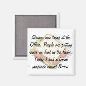 Aimant Amusant réfrigérateur de bureau (Recto/Verso)