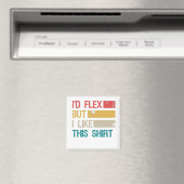 Aimant Amusant Salle de gym Fitness Fitness J'avais Flex (In Situ (Lave-vaisselle))