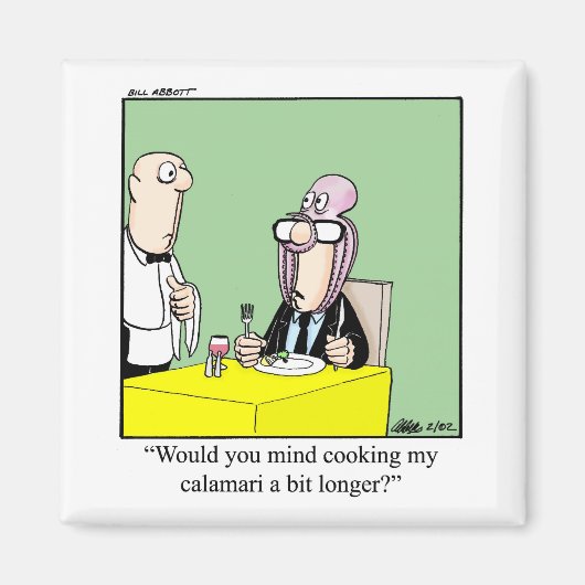 Aimant Amusant Stocker Stuffer Humour alimentaire (Devant)