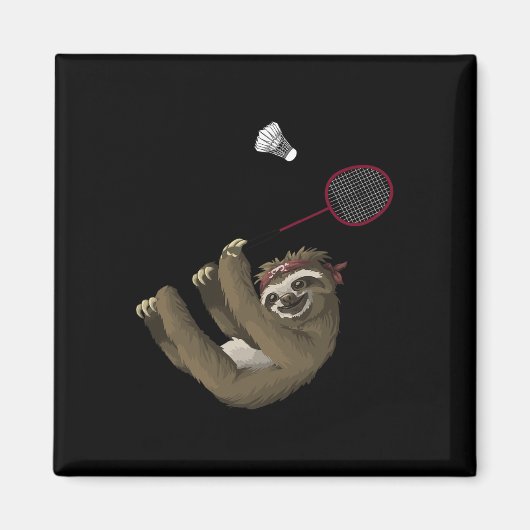 Aimant Amusante Conception De Badminton Pour Les Joueurs (Devant)