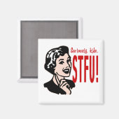 Aimant Amusante conception de la fête des mères (Recto/Verso)