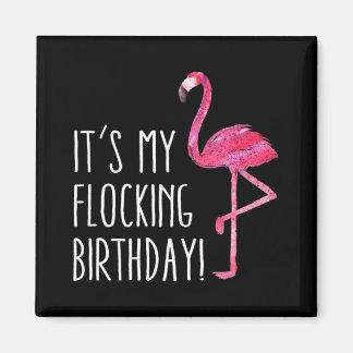 Aimant Amusants Anniversaire Hommes Femmes Rose Aquarelle