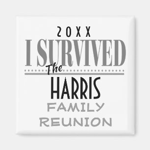 Aimant Amusants Famille Réunion Souvenir Cadeau