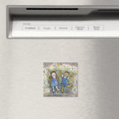 Aimant Amusement avec Fairies Art Custom Refrigerator Mag (In Situ (Lave-vaisselle))