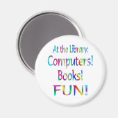 Aimant Amusement de bibliothèque (Recto/Verso)
