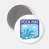 Aimant Amusement de piscine (Recto/Verso)