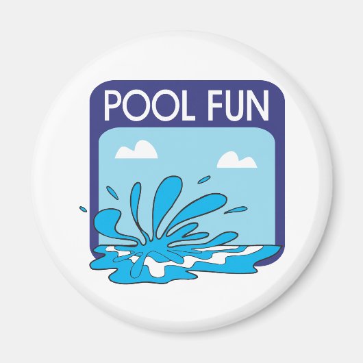Aimant Amusement de piscine (Devant)