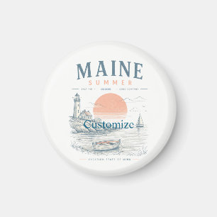 Aimant Amusement d'été dans le Maine Thunder_Cove