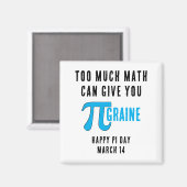 Aimant Amusez-vous TROP Pi Day (Recto/Verso)