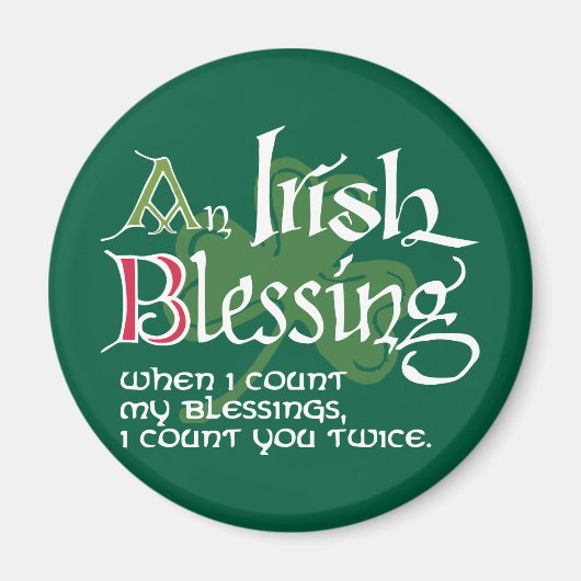 Aimant An Irish Blessing (Devant)