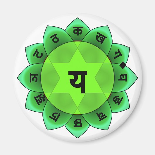 Aimant Anahata Le Coeur Chakra (Devant)