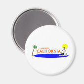 Aimant Anaheim, Californie (Recto/Verso)