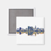 Aimant Anaheim Skyline (Recto/Verso)