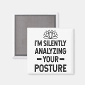 Aimant Analyser En Silence Votre Posture (Recto/Verso)