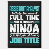 Aimant Analyste adjoint Multitasker Titre du travail Comp (Recto)