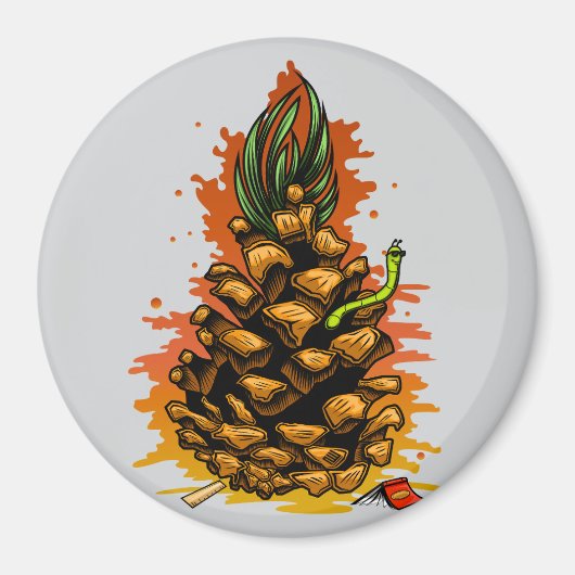 Aimant Ananas (Devant)