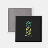 Aimant Ananas de Moorea (Recto/Verso)