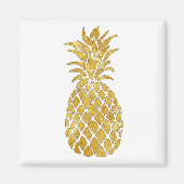 Aimant ananas doré (Devant)