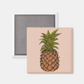Aimant Ananas Fruit Vintage (Recto/Verso)