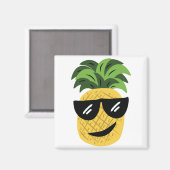 Aimant Ananas funky (Recto/Verso)