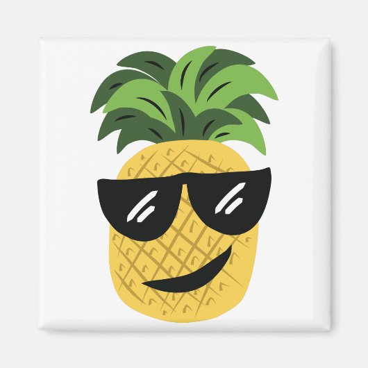 Aimant Ananas funky (Devant)