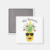 Aimant Ananas Mele Kalikimaka (Recto/Verso)