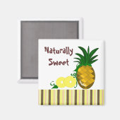Aimant Ananas naturellement sucré (Recto/Verso)
