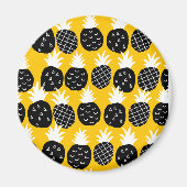 Aimant Ananas noir (Devant)