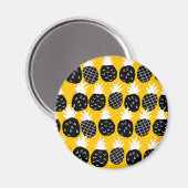 Aimant Ananas noir (Recto/Verso)