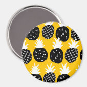 Aimant Ananas noir (Recto/Verso)
