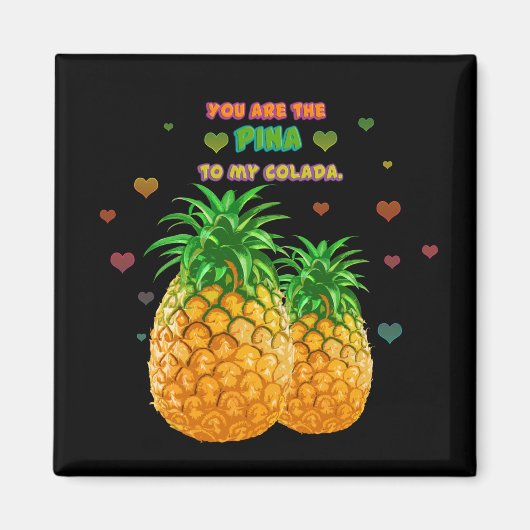 Aimant Ananas Pina Colada (Devant)