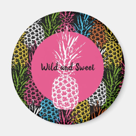 Aimant Ananas Sauvage et Sucré (Devant)