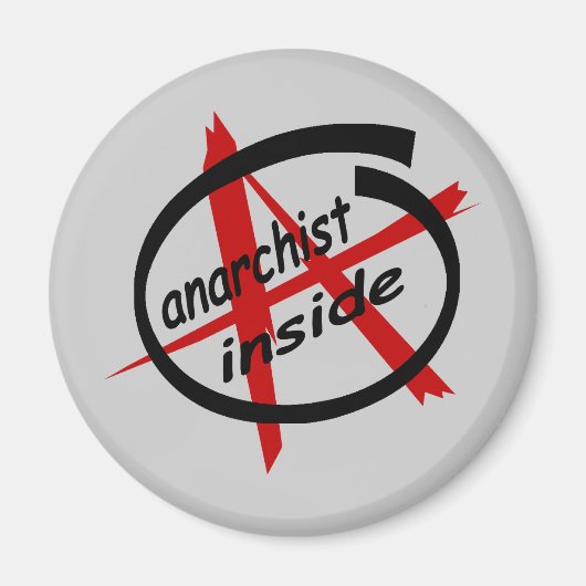 Aimant Anarchiste intérieur (Devant)