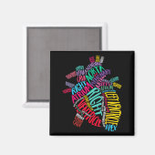 Aimant Anatomical Heart Design Cardiac Cardiovascular Icu (Recto/Verso)