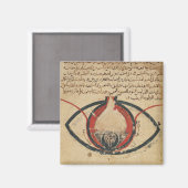 Aimant Anatomie de l'oeil, d'un livre sur les maladies oc (Recto/Verso)