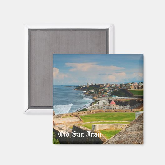 Aimant Ancien Carré San Juan (Recto/Verso)